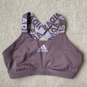 Purple Adidas sports bra - large, high support